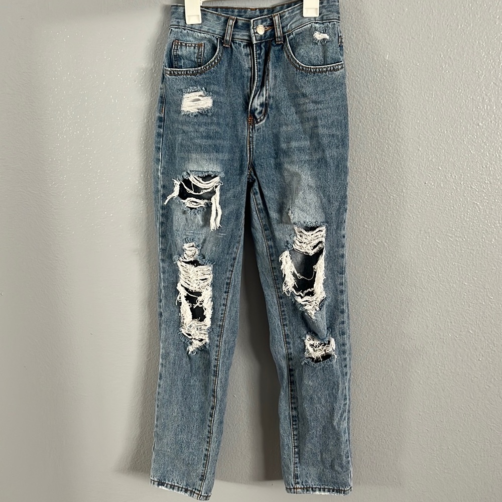 Shein ripped jeans
